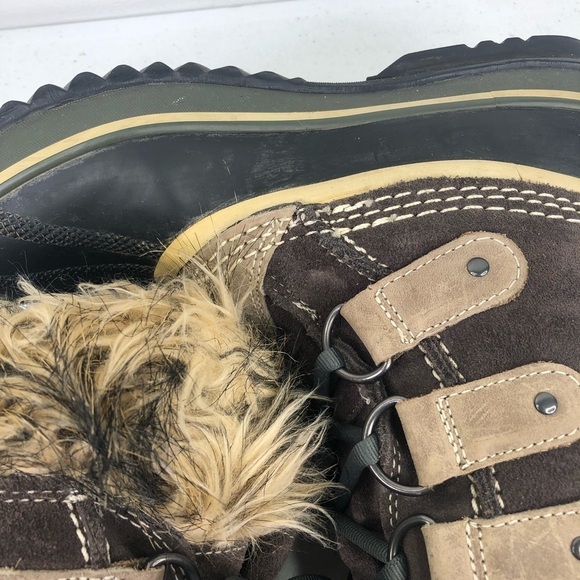 Sorel Joan Of Arc Arctic Rubber Suede Winter Boots - Picture 4 of 11